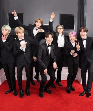 BTS on the red carpet